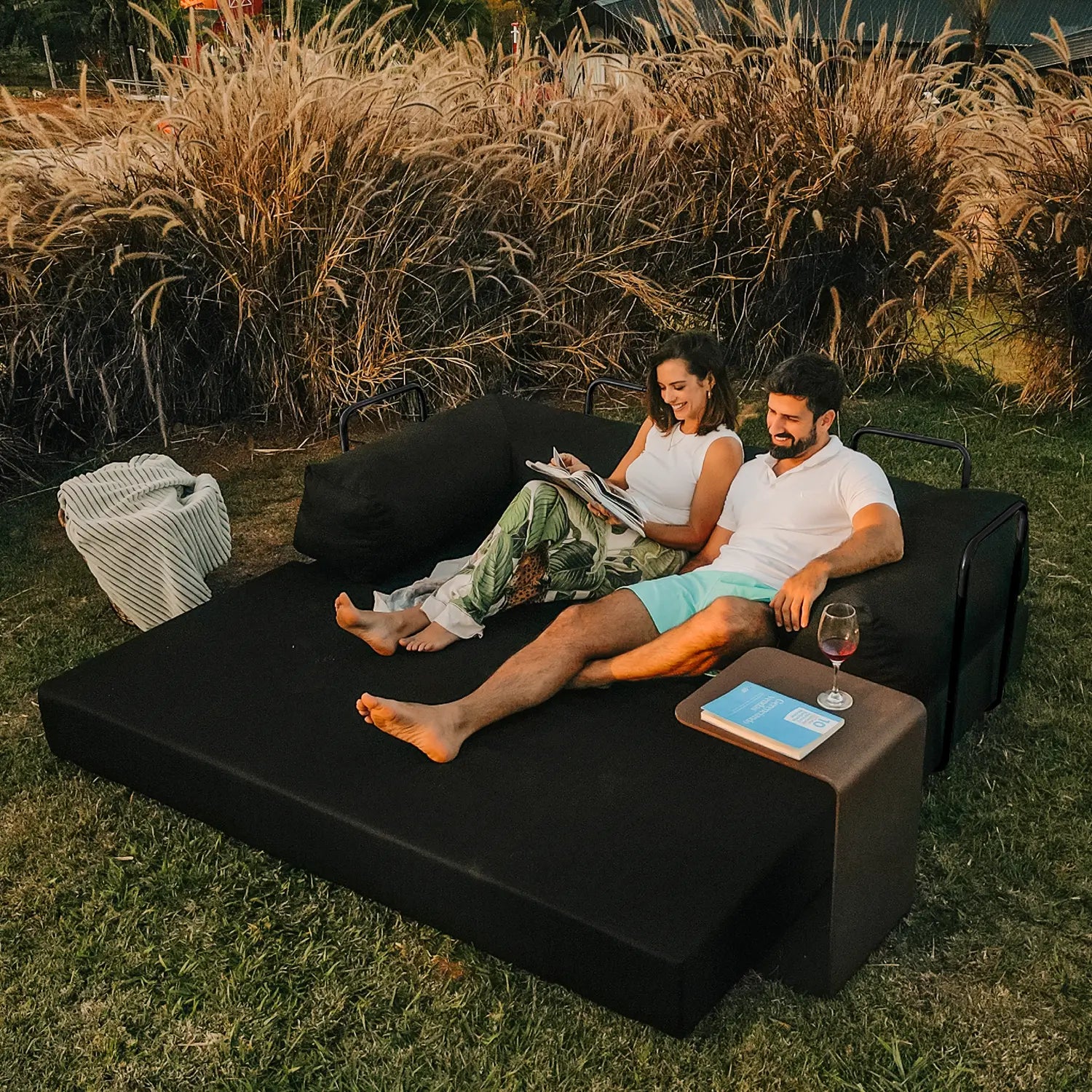 Sofá Outdoor Bloom 2 Lugares + Chaise