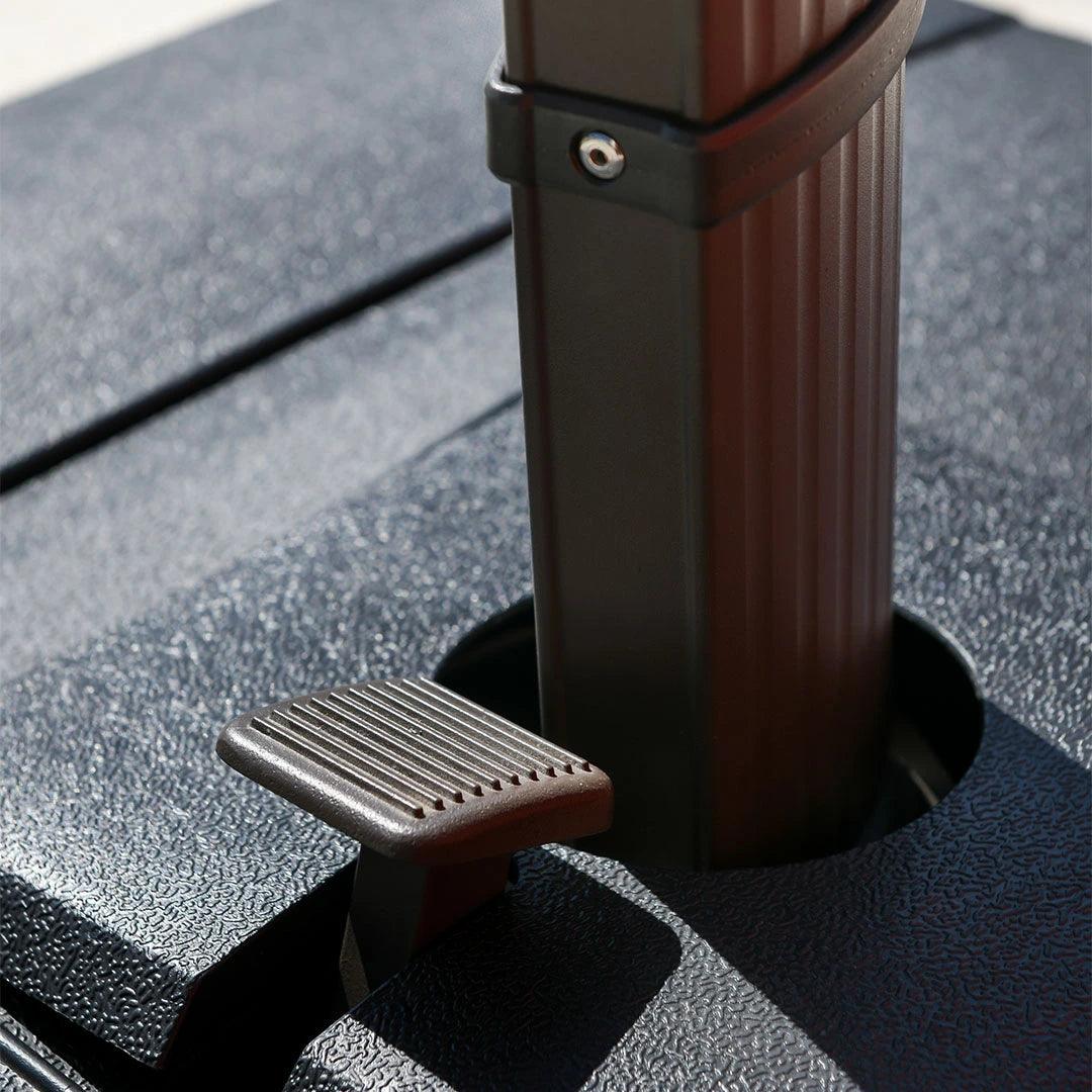 Ombrelone Cantilever 3,35x2,60m Lateral Alumínio - Eco Flame Garden