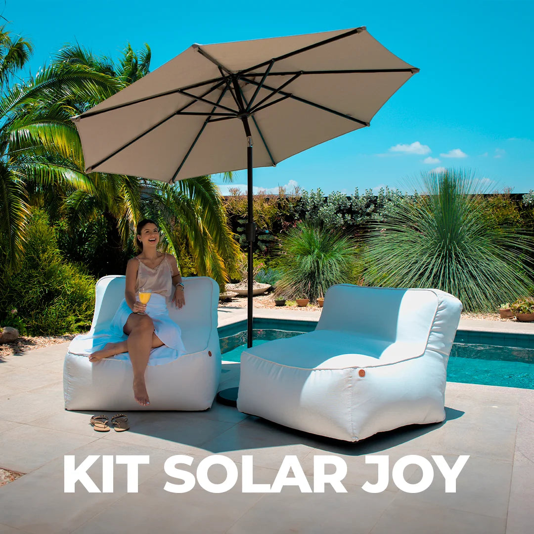 2 Puffs Poltrona + Ombrelone 2,75M