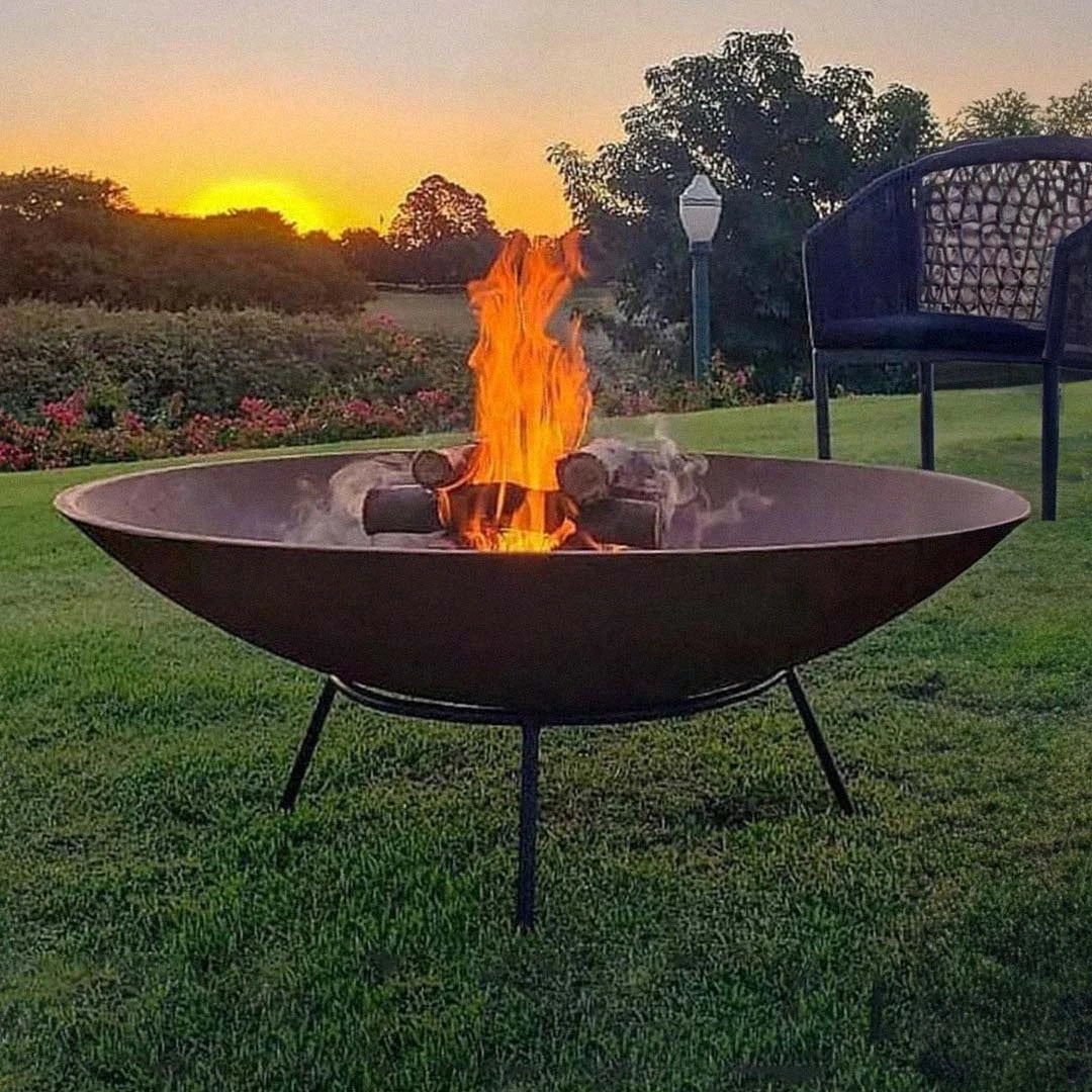 Tacho Rústico - Lareira Externa Corten | 80cm