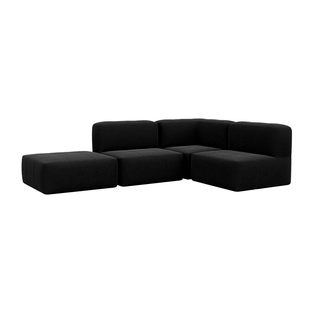 Lounge 4 Puffs Modulares para Canto