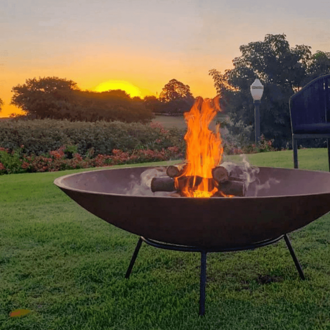 Lareira Externa - Tacho Corten - Eco Flame Garden