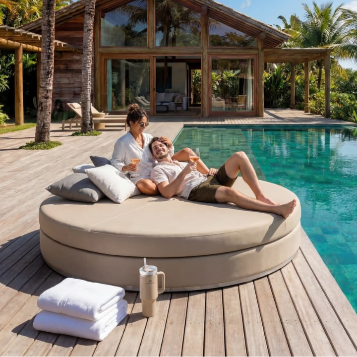 Área da piscina com cara de resort: o guia completo