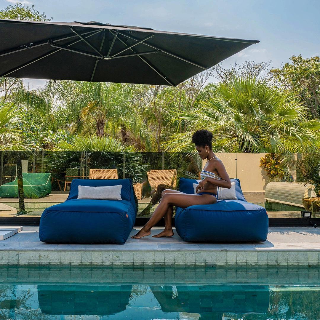 2 Espreguiçadeiras Uni - Eco Flame Garden