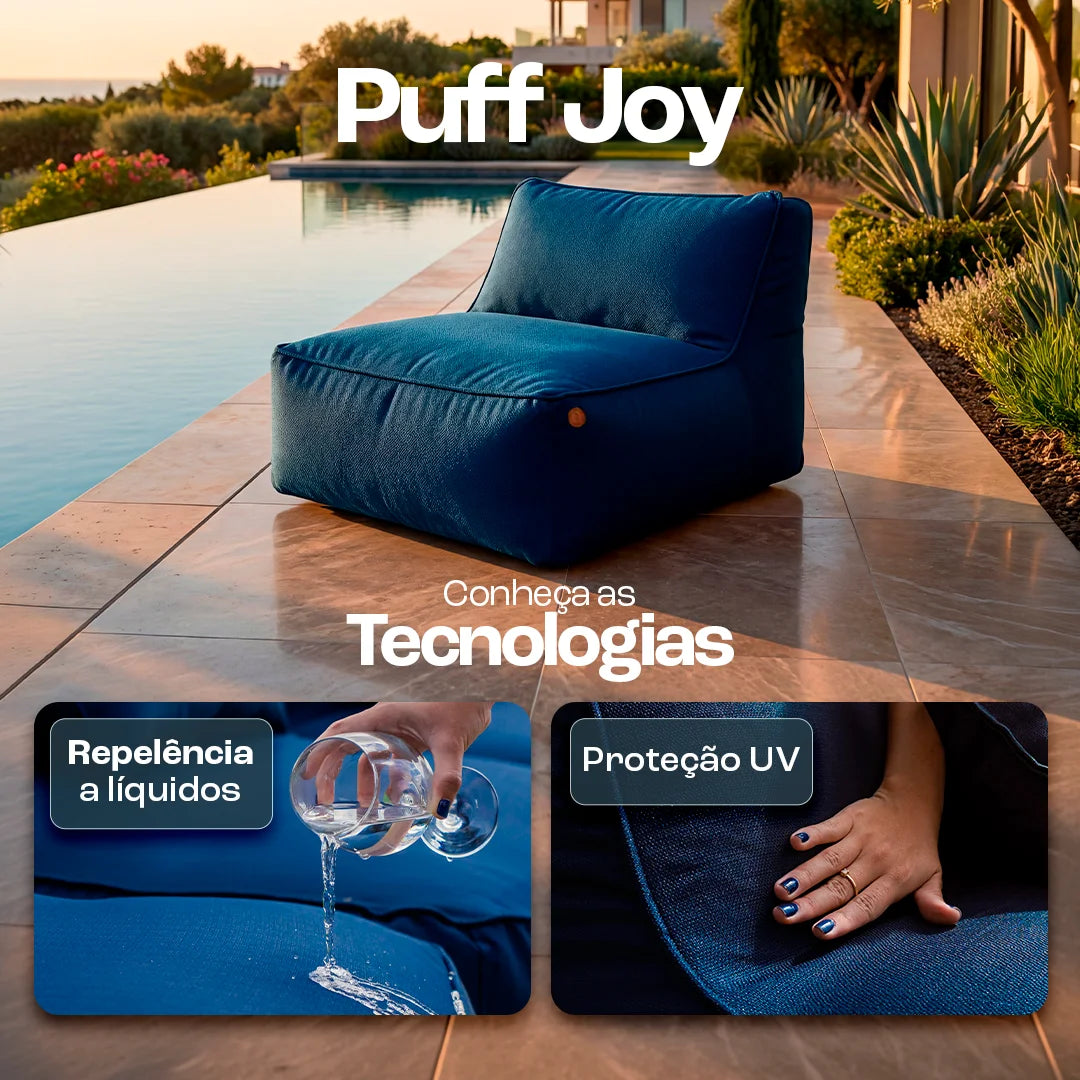 Poltrona Joy, Puff de Jardim - Reality - Casa do Patrão