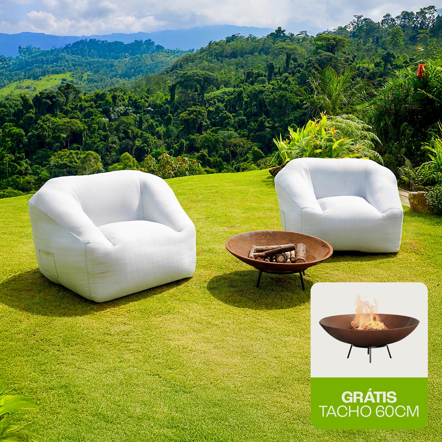 2 Softs + 1 tacho de 60cm