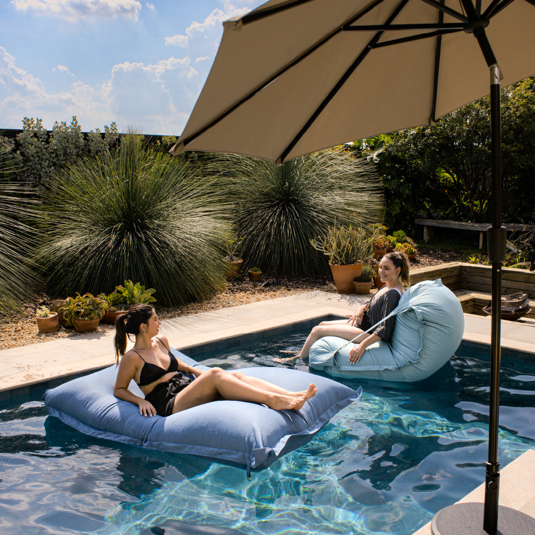 Puff de Piscina Flutuante - Amarelo