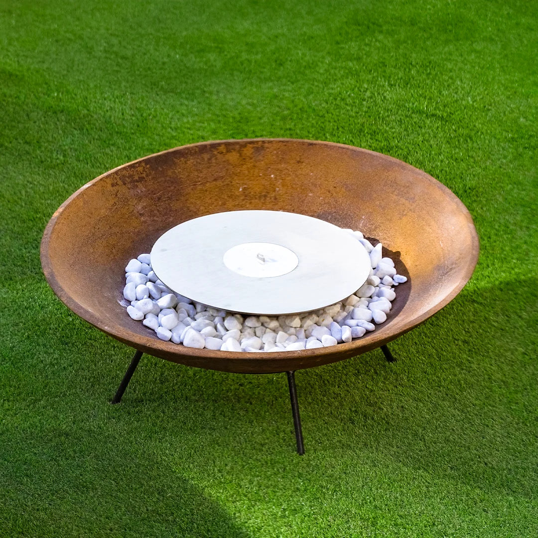 Tacho Corten 60cm com Queimador, Completo - Reality - Casa do Patrão