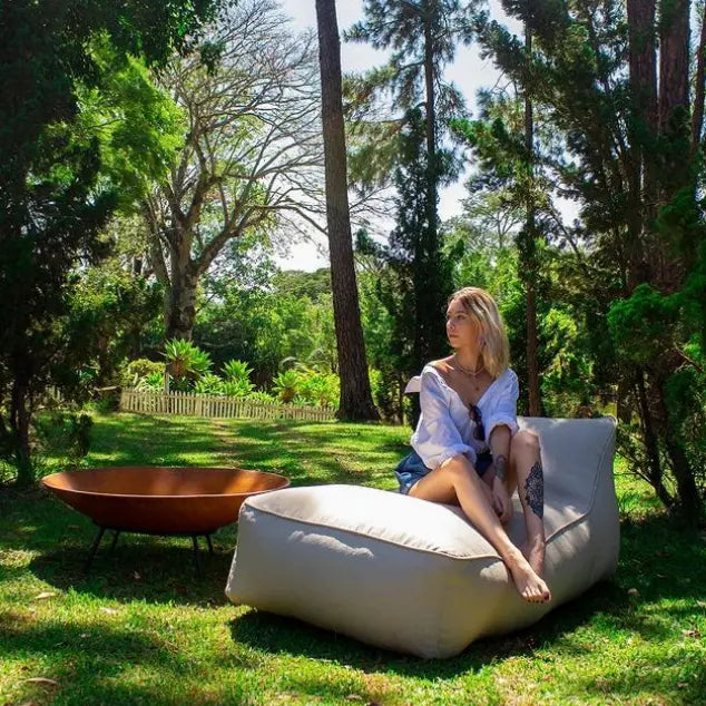 Espreguiçadeira Uni, Puff de Jardim